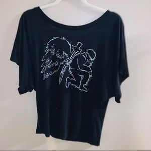 Soldiers Prayer Ladies Crop top Psalms 91 Small